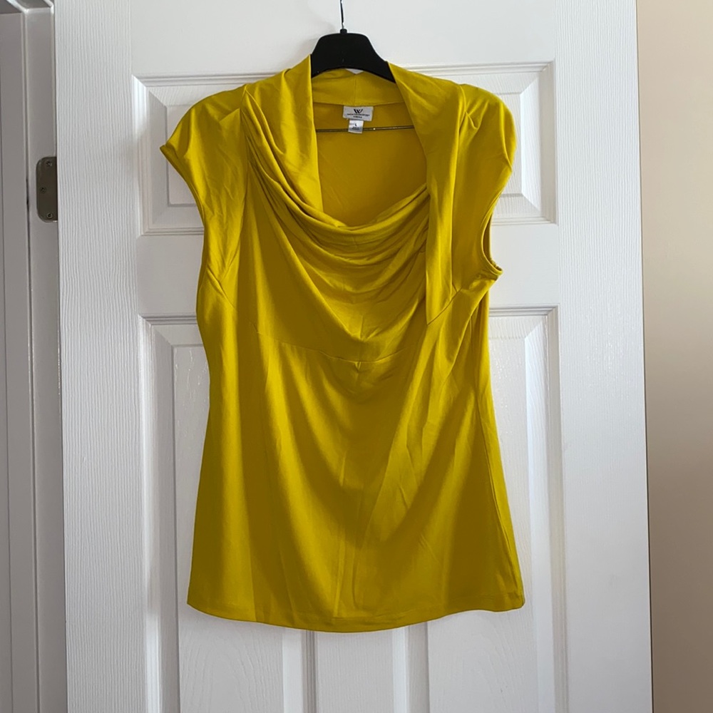 Large Worthington yellow tank top